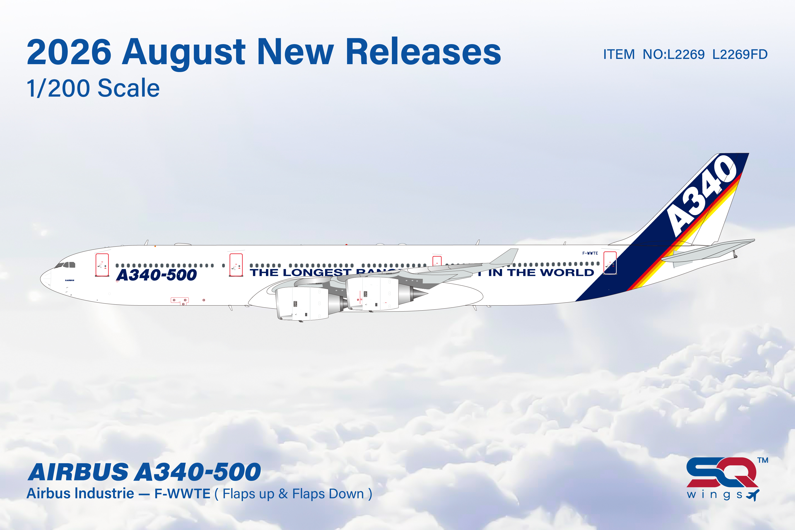 Airbus Industrie A340-500 F-WWTE - SQwings