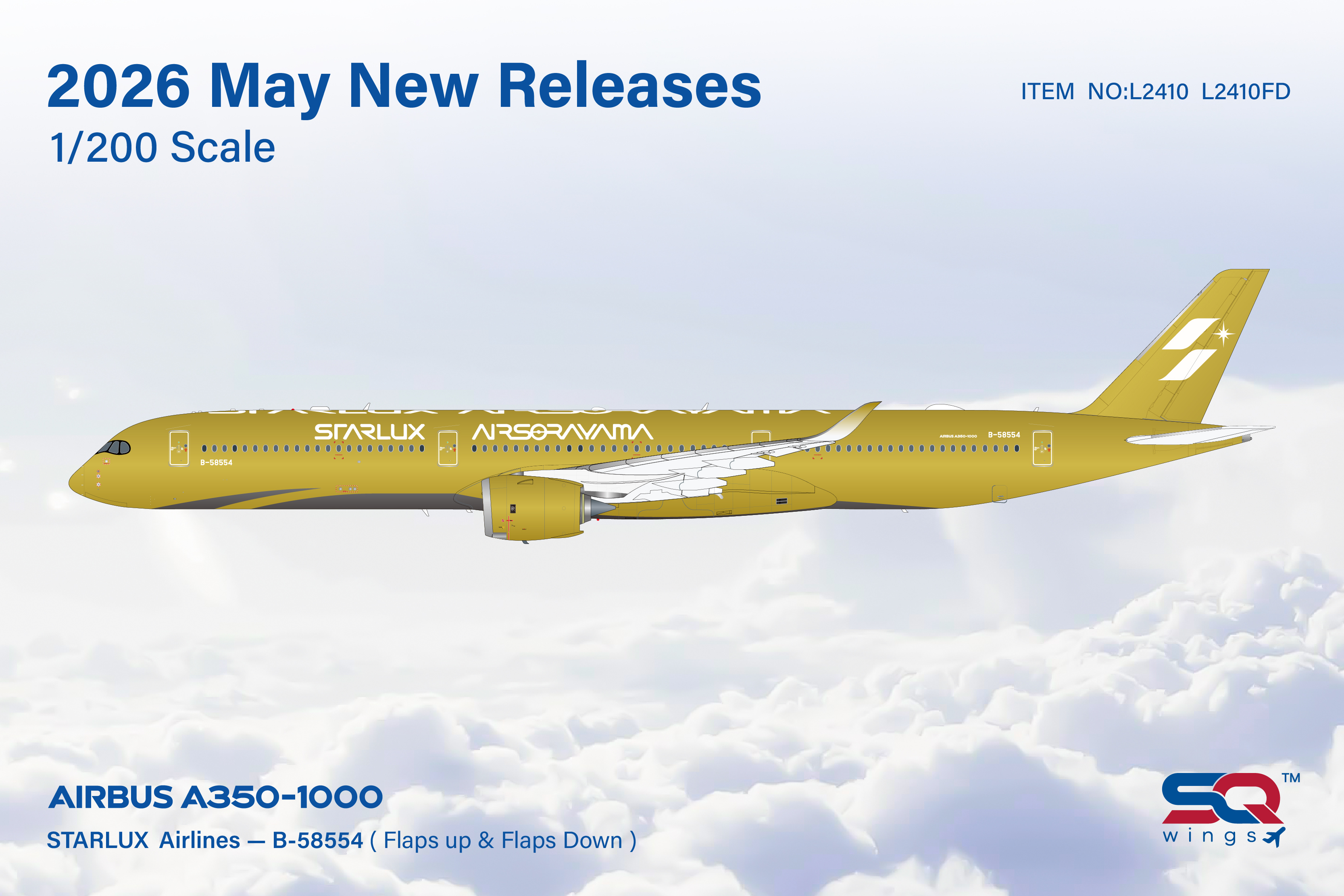 Starlux Airlines A350-1000 B-58554 - SQwings