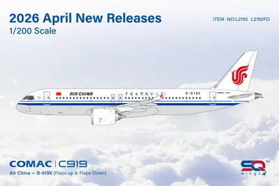 SQwings Diecast Aircraft Models_1:200 Alloy Airliners_Boeing