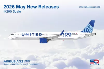 SQwings Diecast Aircraft Models_1:200 Alloy Airliners_Boeing