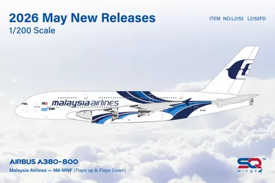 SQwings Diecast Aircraft Models_1:200 Alloy Airliners_Boeing